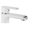 Grifo De Lavabo Rea Bloom White Chrom Low