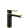 Grifo De Lavabo Rea Bloom Black Gold Low