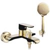 Grifo De Bañera Rea Bloom Black Gold