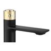 Grifo De Lavabo Rea Storm Black Gold Low