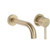 Grifo De Lavabo Empotrado Oculto Rea Lungo Gold Mat + Box