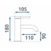 Grifo De Lavabo Rea Spot Chrom Low