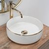 Lavabo Sobre Encimera Rea Sami Gold Edge