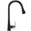 Grifo Para Cocina Rea Fresh Black Mat Rose Gold