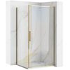 Cabina De Ducha Rea Rapid Swing Gold 90x80