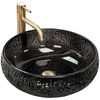 Lavabo Sobre Encimera Rea Ice Black