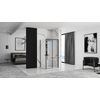 Cabina De Ducha Rea Rapid Slide Black 130x100