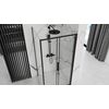 Cabina De Ducha Rea Rapid Slide Black 120x80