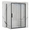 Cabina De Ducha Rea Rapid Swing Black 80x80