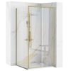 Cabina De Ducha Rea Rapid Slide Gold Brush 120x80