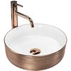 Lavabo Sobre Encimera Rea Sami Brush Rose Gold