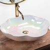 Lavabo Sobre Encimera Rea Akoya Pearl