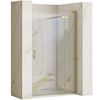 Puerta De Ducha Rea Hugo 80 Gold Brush + Profil