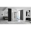 Cabina De Ducha Rea Rapid Slide Black 120x80