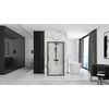 Cabina De Ducha Rea Rapid Swing Black 70x80