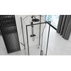 Cabina De Ducha Rea Rapid Swing Black 70x80