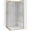 Cabina De Ducha Rea City 80x100 Brush Gold