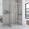 Cabina De Ducha Rea City 80x100 Brush Gold