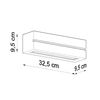 Aplique De Pared Vega Line Sollux   Blanco