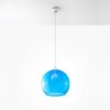 Lámpara De Techo Ball Colgante Azul Ø30 Cm