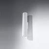 Aplique De Pared Lagos Metal Sollux   Blanco