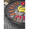 Grille De Cuisson Ronde En Acier 80 Cm Avec 4 Poignées