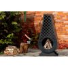 Chimenea Exterior De Acero Avangardo 50x33x108cm