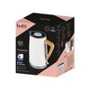 Hervidor Agua Eléctrico Ultra Rápido, 1,7 L, Sin Bpa, Acero Inoxidable, Resistencia Oculta, Inalámbrico Crema 2150w Botti Nelly