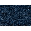 Alfombra Berber 9000 Azul Oscuro Franjas Bereber Marroquí Shaggy 140x190 Cm