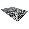 Alfombra Sketch - F561 Crema/negro - Zigzag 160x220 Cm