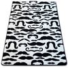 Alfombra Sketch - Fa67 Crema/negro - Bigote 160x220 Cm