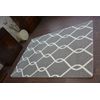 Alfombra Sketch - F934 Gris/creme Trellis 200x290 Cm