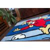 Alfombra Infantil Happy C176 Azul Mono 140x190 Cm