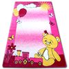 Alfombra Infantil Happy C210 Osito Rosa 280x370 Cm