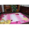 Alfombra Infantil Happy C210 Osito Rosa 280x370 Cm