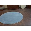 Alfombra Círculo Shaggy Micro Gris Circulo 100 Cm