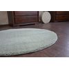 Alfombra Círculo Shaggy Micro Verde Circulo 60 Cm