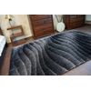 Alfombra Shaggy Space 3d B222 Gris Oscuro 80x150 Cm