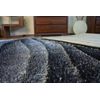 Alfombra Shaggy Space 3d B222 Gris Oscuro 80x150 Cm