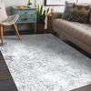 Alfombra Mefe Moderna 8724 Ornamento Vintage - Structural Dos Niveles  80x150 Cm