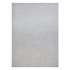 Alfombra De Cuerda Sisal Flat 48663/037 Uniforme Plateado 120x170 Cm