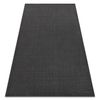 Alfombra De Cuerda Sisal Flat 48663/090 Liso Negro 120x170 Cm