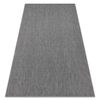 Alfombra De Cuerda Sisal Flat 48663/920 Liso Antracita 120x170 Cm