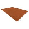 Alfombra De Cuerda Sisal Flat 48663/120 Liso Tonos De Naranja 140x200 Cm