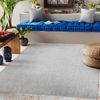 Alfombra De Cuerda Sisal Flat 48663/320 Liso Gris 140x200 Cm