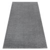 Alfombra Soft 2485 Llanura Color Sólido Gris  80x150 Cm