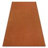 Alfombra De Cuerda Sisal Flat 48663/120 Liso Tonos De Naranja 160x230 Cm