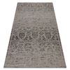 Alfombra De Cuerda Sisal Floorlux 20211 Plateado  /negro 120x170 Cm