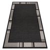 Alfombra De Cuerda Sisal Floorlux 20195 Negro/plateado  140x200 Cm