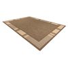 Alfombra De Cuerda Sisal Floorlux 20195 Color Café/color Maíz 140x200 Cm